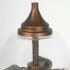 Стеклянная потолочная люстра Fullerton LSP-8816 прозрачная конус Lussole