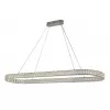 Хрустальный подвесной светильник 8580 8580/140 C oval chrome прозрачный Newport
