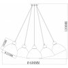 Подвесная люстра Улыбка 365014505 MW-Light
