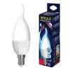 Лампочка светодиодная Яркая LED-CW37 7W/6500K/E14/FR PLP01WH Uniel