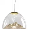 Стеклянный подвесной светильник Mountain View SPMountainAM/OR/LED прозрачный