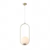 Стеклянный подвесной светильник Penolo SL1118.203.01 форма шар белый ST Luce