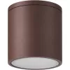 Стеклянный потолочный светильник уличный Kandanchu 7907 коричневый цилиндр Mantra