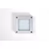Стеклянный настенный светильник уличный  W91480 S прозрачный Oasis Light