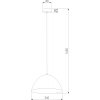 Подвесной светильник Faro 4332 Faro коричневый TK Lighting