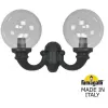 Настенный фонарь уличный GLOBE 300 G30.142.000.AXF1R прозрачный форма шар Fumagalli
