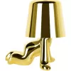 Интерьерная настольная лампа Brothers 10233/A Gold цвет золото цилиндр Loft It