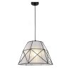 Подвесной светильник Boneti LDP 8002 BK+WT конус белый Lumina Deco