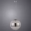 Стеклянный подвесной светильник Galactica A1583SP-1CC форма шар прозрачный Artelamp