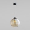 Стеклянный подвесной светильник Cubus 3161 Cubus форма шар коричневый TK Lighting