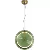 Стеклянный подвесной светильник Borbon FR5442PL-L11GN круглый Freya Стеклянный подвесной светильник Borbon FR5442PL-L11GN круглый Freya