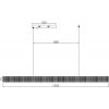 Стеклянный подвесной светильник Lucen 4007/02/14PL белый Stilfort
