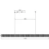 Стеклянный подвесной светильник Lucen 4007/02/14PL белый Stilfort