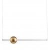 Стеклянный подвесной светильник Orion 10053P/B1 gold белый DeLight Collection