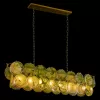 Стеклянная подвесная люстра Lolly 10492/1200R Green Loft It