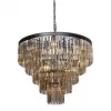 Хрустальная подвесная люстра  V1807-1/8+4+4+1 прозрачная Vitaluce