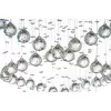 Хрустальная потолочная люстра Tesoro Nickel Tesoro H 1.4.55.105 N прозрачная Dio D'Arte
