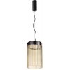 Стеклянный подвесной светильник Pillari 5047/15L цвет янтарь цилиндр Odeon Light