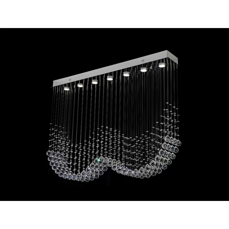 Потолочная люстра 8400 8407/PL chrome Newport Потолочная люстра 8400 8407/PL chrome Newport