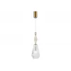 Стеклянный подвесной светильник Ceramo Modern LH53181 прозрачный конус Ambrella