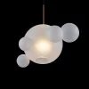 Стеклянный подвесной светильник Bolle 2030-P6 белый форма шар Loft It