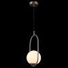 Стеклянный подвесной светильник Glob LOFT2595-B форма шар белый Loft It