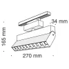 Трековый светильник Points Rot TR015-2-10W3K-B черный Maytoni
