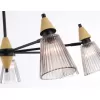 Стеклянная потолочная люстра HIGH LIGHT LH58116 конус Ambrella