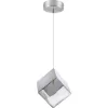 Стеклянный подвесной светильник Qubica 805504 куб прозрачный Lightstar