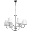 Подвесная люстра Вега 329011906 конус белая MW-Light