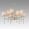 Потолочная люстра Latti 8262/8C серая цилиндр Lumion
