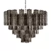 Стеклянная подвесная люстра Murano 10580/800 Smoke Loft It