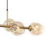Стеклянный подвесной светильник Traube 2362-6P цвет янтарь Favourite