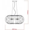 Подвесной светильник Mitzi 4079-205 желтый Rivoli