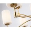 Стеклянная подвесная люстра HIGH LIGHT LH56054 цилиндр белая Ambrella