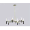 Стеклянная потолочная люстра Ceramo Modern LH53355 цилиндр белая Ambrella