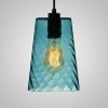 Стеклянный подвесной светильник  Cl-Rib01 ImperiumLoft