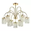 Хрустальная потолочная люстра Vassa 4987/9C цилиндр прозрачная Odeon Light