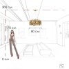 Подвесная люстра Escama 10396/800C цвет золото цилиндр Loft It