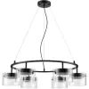 Стеклянный подвесной светильник Natalina 8232/6 цилиндр прозрачный Lumion