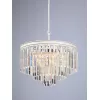 Хрустальная подвесная люстра  V5151-0/6+3+1 прозрачная Vitaluce