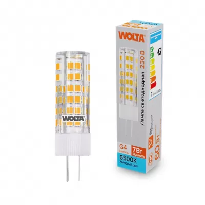 Лампочка светодиодная  WSTD-JC-220V7W6KG4-C Wolta