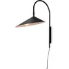 Бра Zest FR5493WL-01B конус черное Freya
