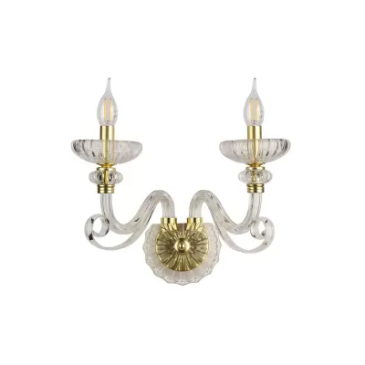 Бра Annette 8622/A mat.soft gold clear Newport