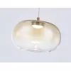 Стеклянный подвесной светильник High Light LH11083 цвет янтарь Ambrella