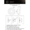 Стеклянный настенный светильник Anecia APL.061.01.05 белый Aployt