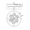 Потолочный светильник Zoticus FR6005CL-L48G коричневый цилиндр Freya