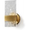 Стеклянное бра Wall lamp MT8981-1W brass прозрачное DeLight Collection