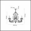 Подвесная люстра Versia 4977/6 Odeon Light Подвесная люстра Versia 4977/6 Odeon Light