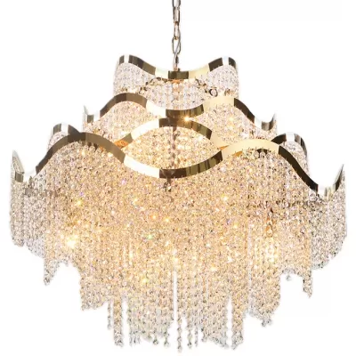 Подвесная люстра 10550 10558+8/C gold Newport